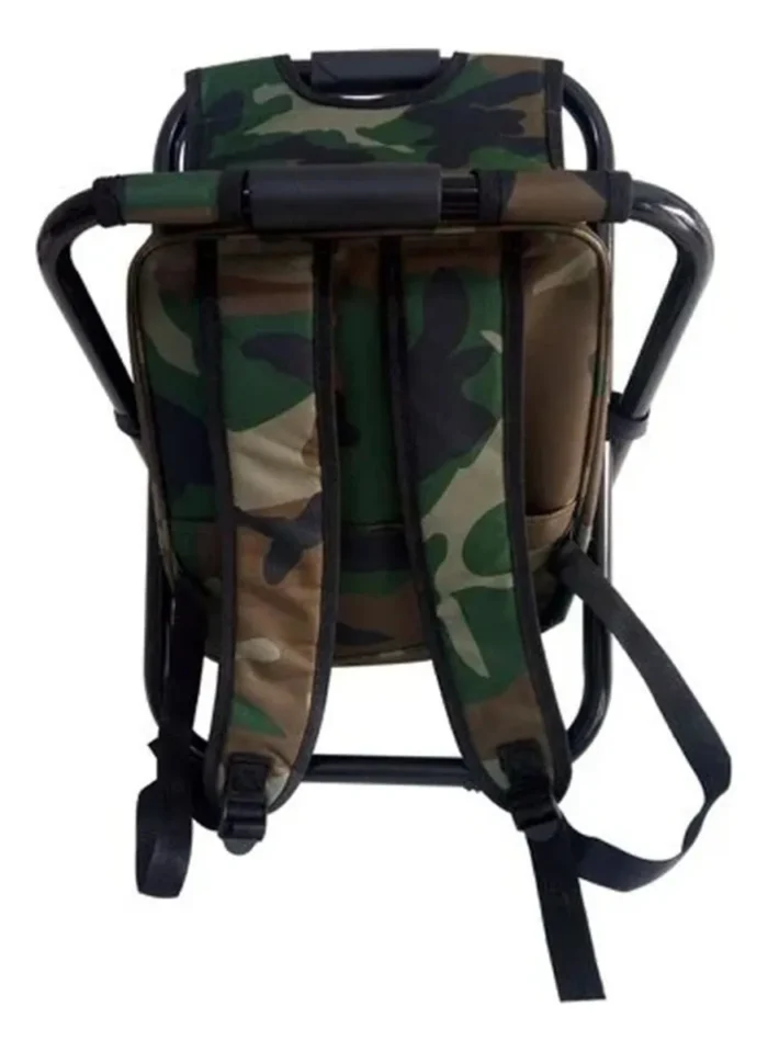 Cadeira Mochila Banqueta Bolsa Semi Térmica Portátil para Camping e Pesca - Imagem 10