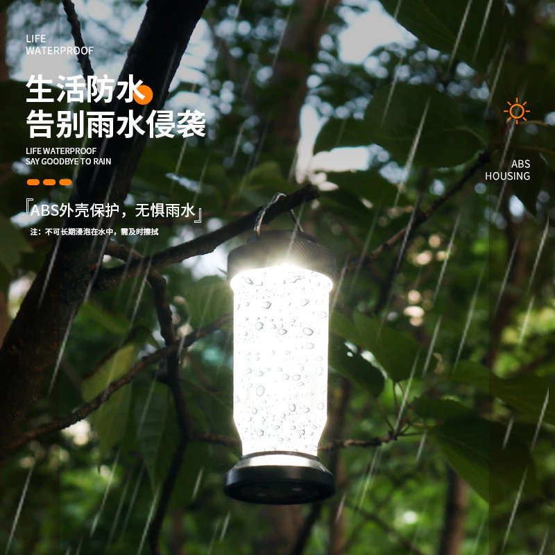 Luz Camping Portátil LED – Iluminação Compacta, Resistente e Eficiente para Suas Aventuras