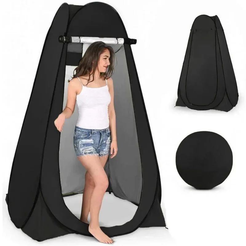 Tenda Privativa Pop Up Camping – Montagem Rápida, Privacidade Total e Proteção Impermeável